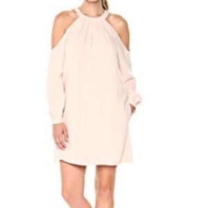 BCBG MaxAzria Cold Shoulder Cocktail Evening Dress